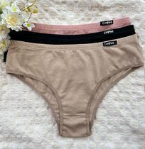 Kit 3 Calcinha de Algodão Premium Confortável Feminina Alta Qualidade