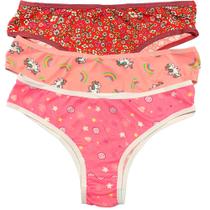 Kit 3 Calcinha Estampada Fristyle Microfibra Adulto Kit 3 Calcinha Estampada Fristyle Microfibra Adulto