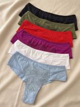 Kit 3 Calcinha Fio Duplo Plus Size Do 46 Ao 54 TAMANHO:50COR:SORTIDAS Kit 3 Calcinha Fio Duplo Plus Size Do 46 Ao 54 TAMANHO:50COR:SORTIDAS