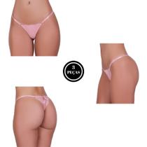 Kit 3 Calcinha Fio Regulagem - c6 KIT 3 CALCINHA VITÓRIA