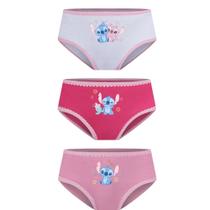 Kit 3 Calcinha Infantil Lobinha Lilo And Stitch 18203-089 Kit 3 Calcinha Infantil Lobinha Lilo And Stitch 18203-089