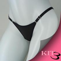 Kit 3 calcinha iris - reg. em metal - extr. Kit 3 calcinha iris - reg. em metal - extr.