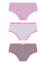 Kit/3 Calcinha Lobinha Lupo 18101-089 kids Básica Algodão T. PP/G