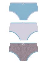 Kit/3 Calcinha Lobinha Lupo 18101-089 kids Básica Algodão T. PP/G