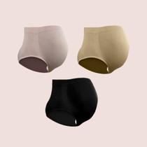 Kit 3 Calcinha Maternity Zee Rucci Tanga Sem Costura