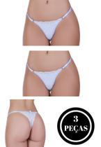 Kit 3 Calcinha Renda Regulagem Fio -c6 KIT 3 VITÓRIA