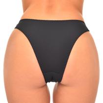 Kit 3 Calcinha Tanga Dia a Dia Lycra 408