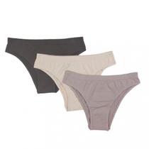 Kit 3 Calcinhas Biquíni Microfibra -Trifil