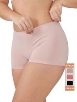 Kit 3 Calcinhas Boxer Confortável Sem Costura Dia A Dia Cor:SortidasTamanho:GG Kit 3 Calcinhas Boxer Confortável Sem Costura Dia A Dia Cor:SortidasTamanho:GG