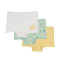 Kit 3 Calcinhas Boxer em Cotton Nini &amp Bambini Florzinhas