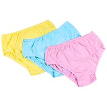 Kit 3 Calcinhas Calçolas Para Senhoras de Algodão Adulto Cores Lisas Kit 3 Calcinhas Calçolas Para Senhoras de Algodão Adulto Cores Lisas