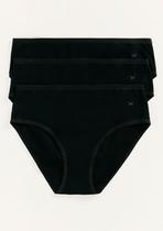 Kit 3 Calcinhas Caleçon Em Malha Kit 3 Calcinhas Caleçon Em Malha