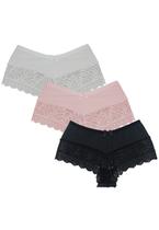 Kit 3 Calcinhas Calesson Feminina Microfibra Forro Algodão Kit 3 Calcinhas Calesson Feminina Microfibra Forro Algodão