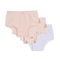 Kit 3 Calcinhas Cavada em Cotton Nini &amp Bambini Ursinho