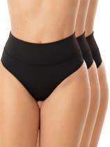 Kit 3 Calcinhas Cinta Suplex Cós Alto Modeladora Gestante PósParto Confortável com Ajuste Perfeito