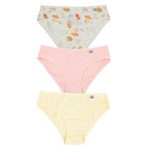 Kit 3 Calcinhas de Algodão Infantil Miss Delrio 51309 Capivara