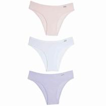 Kit 3 Calcinhas DelRio 51364 Algodão