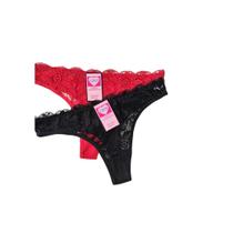 Kit 3 Calcinhas Fio Dental Algodão Conforto Calcinha Feminina Lingerie