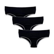 Kit 3 Calcinhas Infantil Criança Algodão Cotton Kids