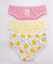 Kit 3 Calcinhas Infantil Marisa Tam 2 a 12 Rosa-67093 Kit 3 Calcinhas Infantil Marisa Tam 2 a 12 Rosa-67093