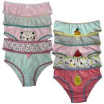 Kit 3 Calcinhas Menina Modelagem Tradicional e Qualidade Superior