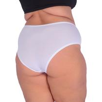 Kit 3 Calcinhas Plus Size Tanga Conforto Renda Microfibra