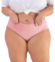 Kit 3 calcinhas plus size Taty microfibra lateral larga conforto Kit 3 calcinhas plus size Taty microfibra lateral larga conforto