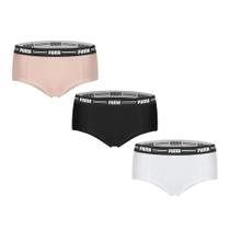Kit 3 Calcinhas Puma Mini Boxer Feminino