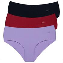 Kit 3 Calcinhas Short Conforto A Laser Feminina Atacado