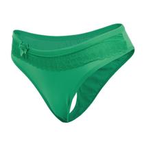 Kit 3 Calcinhas Tanga Microfibra C/ Renda Conforto Lingerie Kit 3 Calcinhas Tanga Microfibra C/ Renda Conforto Lingerie