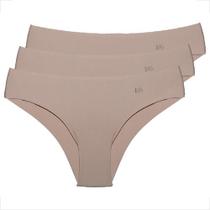 Kit 3 Calcinhas Tanga Sem Costura Corte A Laser