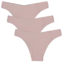 Kit 3 Calcinhas Tanga Sem Costura Poliamida Huxter Kit 3 Calcinhas Tanga Sem Costura Poliamida Huxter