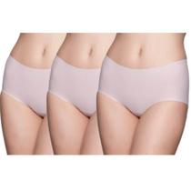 Kit 3 Calcinhas Zero Marcas Liz 50256 Blush Kit 3 Calcinhas Zero Marcas Liz 50256 Blush