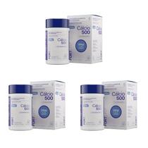 Kit 3 Cálcio 500 - Carbonato de Cálcio 1250mg 60 Comprimidos FortLife Kit 3 Cálcio 500 - Carbonato de Cálcio 1250mg 60 Comprimidos FortLife