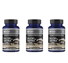 Kit 3 Cálcio De Ostra 60 Cápsulas - Muwiz