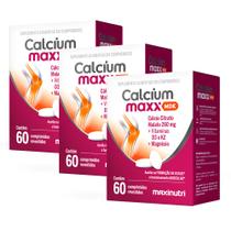 Kit 3 Calcium Maxx MDK Cálcio Citrato Malato 260mg Maxinutri Kit 3 Calcium Maxx MDK Cálcio Citrato Malato 260mg Maxinutri