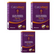 Kit 3 Calcivitam MDK Herbamed 60 Cápsulas