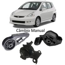 Kit 3 Calço Coxim Motor Câmbio Honda Fit 03 A 08 Manual Kit 3 Calço Coxim Motor Câmbio Honda Fit 03 A 08 Manual