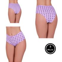 Kit 3 Calçola de Senhora Estampada - c2 KIT 3 MARIA