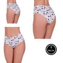 Kit 3 Calçola de Senhora Estampada - c2 KIT 3 MARIA Kit 3 Calçola de Senhora Estampada - c2 KIT 3 MARIA