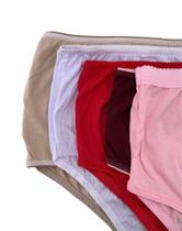 Kit 3 Calçolas Senhora 100% Algodão/ Tamanhos P-M-G-GG Kit 3 Calçolas Senhora 100% Algodão/ Tamanhos P-M-G-GG