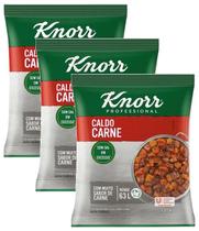 kit 3 Caldo Em Pó carne Knorr Mais Sabor Pacote 1,01kg kit 3 Caldo Em Pó carne Knorr Mais Sabor Pacote 1,01kg