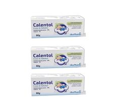 Kit 3 Calentol Creme De Calêndula 80g - Uberpharma