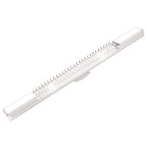 Kit 3 Calha Lumifácil S/ Lâmpada 69cm 2xT8 Univ c/Aleta BCO