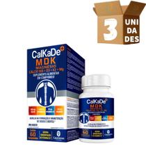 Kit 3 Calkade Mdk Magnésio Catarinense Sem Sabor 60 Comprimidos