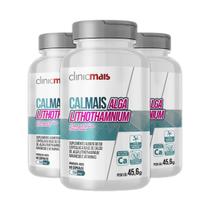 Kit 3 Calmais Alga Lithothamnium ClinicMais 60 Cápsulas