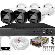 Kit 3 Câmera Intelbras Full Color 1120b Dvr 04c Hd 1Tb Instalado No Dvr Completo Kit 3 Câmera Intelbras Full Color 1120b Dvr 04c Hd 1Tb Instalado No Dvr Completo