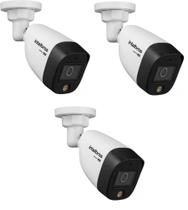 kit 3 Câmera Intelbras Vhd 1220b Hdvci Full Hd 1080p Full Color