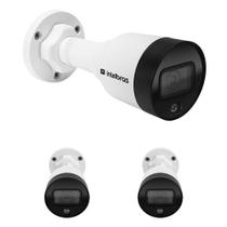 Kit 3 Câmera IP 2 Megapixels 3.6mm 20m PoE VIP 1220 B FULL COLOR Intelbras