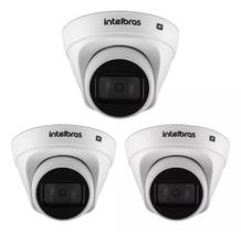 Kit 3 Câmera Ip 2 Megapixels 30m Poe Vipc 1230 D G4 Intelbras